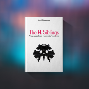 Mockup for the book The H. Siblings by Navid Linnemann book cover